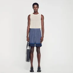 Homme SANDRO Bermuda Imprimé