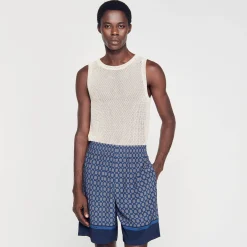 Homme SANDRO Bermuda Imprimé