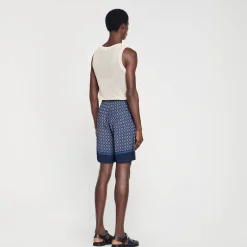 Homme SANDRO Bermuda Imprimé