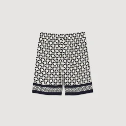 Homme SANDRO Bermuda Imprimé Square Cross