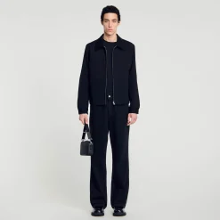 Homme SANDRO Blouson En Coton