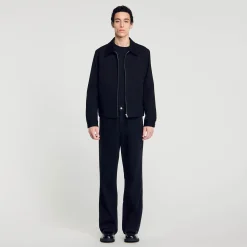 Homme SANDRO Blouson En Coton