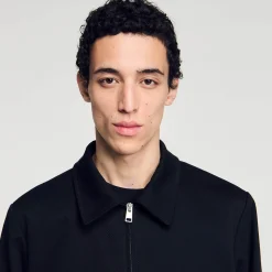 Homme SANDRO Blouson En Coton