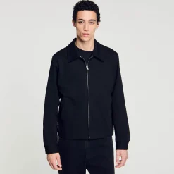 Homme SANDRO Blouson En Coton