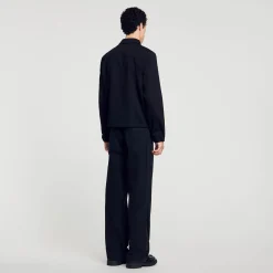 Homme SANDRO Blouson En Coton
