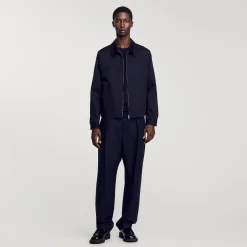 Homme SANDRO Blouson En Coton