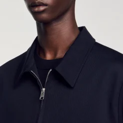 Homme SANDRO Blouson En Coton