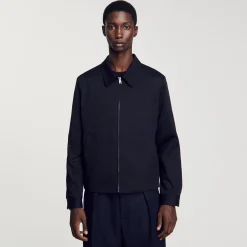 Homme SANDRO Blouson En Coton