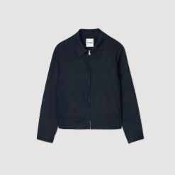 Homme SANDRO Blouson En Coton