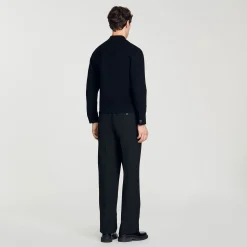 Homme SANDRO Blouson En Maille