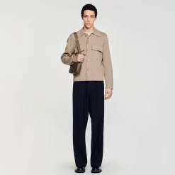 Homme SANDRO Blouson En Maille
