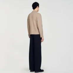 Homme SANDRO Blouson En Maille