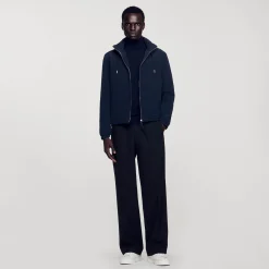 Homme SANDRO Blouson En Tissu Technique