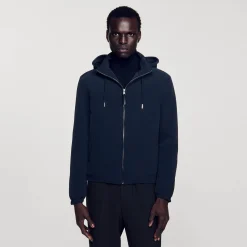 Homme SANDRO Blouson En Tissu Technique