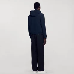 Homme SANDRO Blouson En Tissu Technique