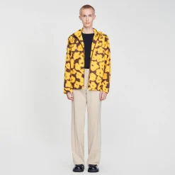 Homme SANDRO Blouson Imprimé Fleuri