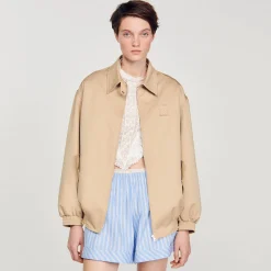 Femme SANDRO Blouson Oversize