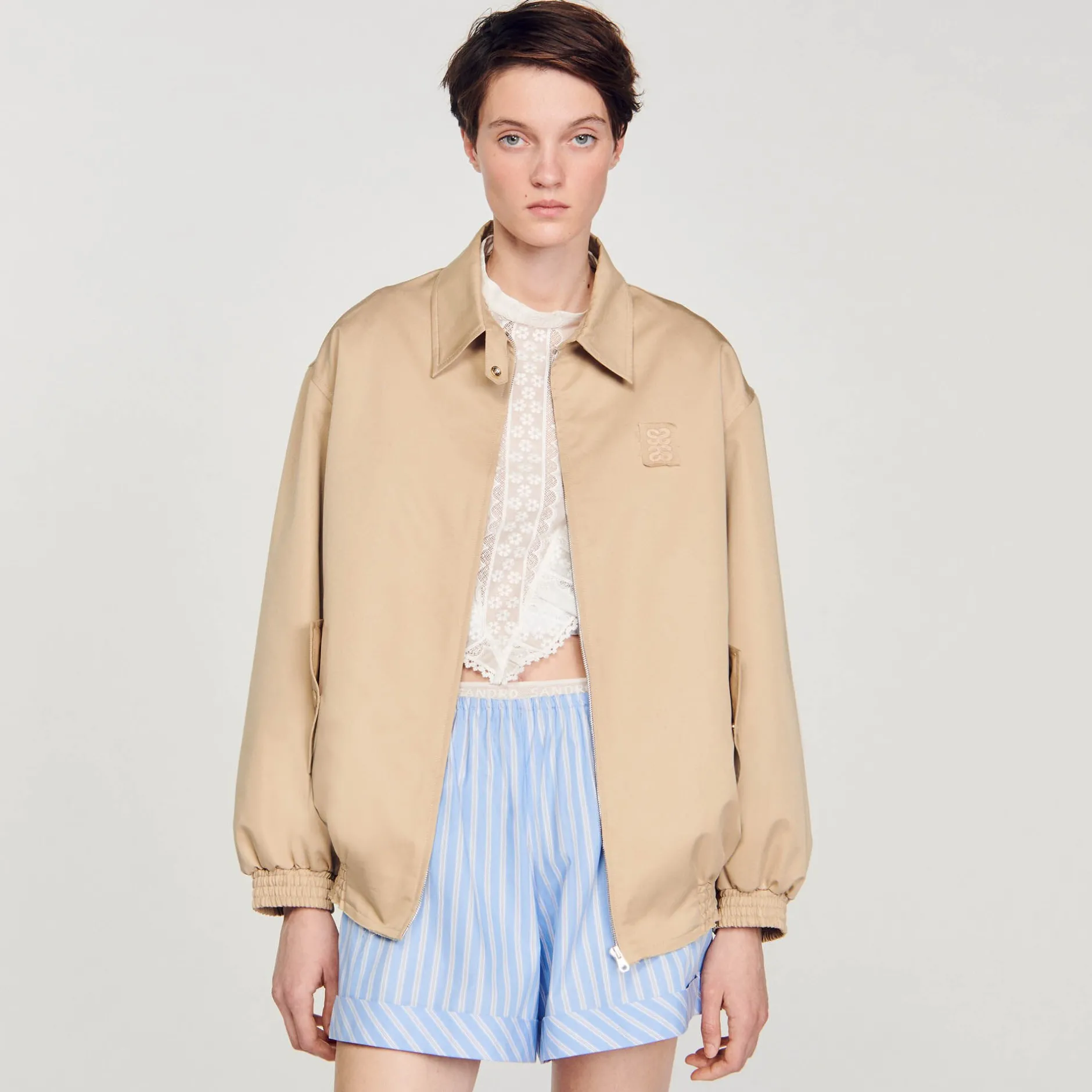 Femme SANDRO Blouson Oversize