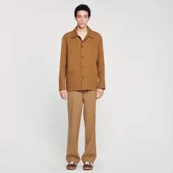 Homme SANDRO Blouson Worker