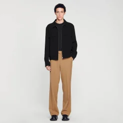 Homme SANDRO Blouson Zippé