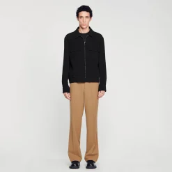 Homme SANDRO Blouson Zippé