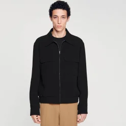Homme SANDRO Blouson Zippé