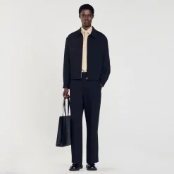Homme SANDRO Blouson Zippé