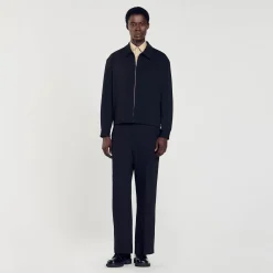Homme SANDRO Blouson Zippé
