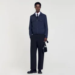 Homme SANDRO Blouson Zippé