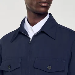 Homme SANDRO Blouson Zippé