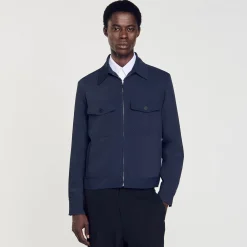Homme SANDRO Blouson Zippé