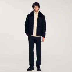 Homme SANDRO Blouson Zippé