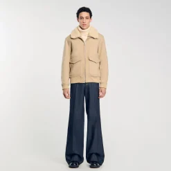 Homme SANDRO Blouson Zippé