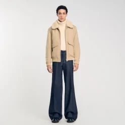 Homme SANDRO Blouson Zippé