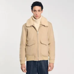 Homme SANDRO Blouson Zippé
