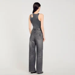 Femme SANDRO Body à épaule Strassée