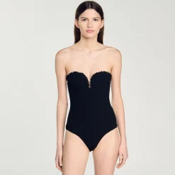 Femme SANDRO Body Bustier En Maille
