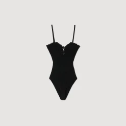 Femme SANDRO Body Bustier En Maille