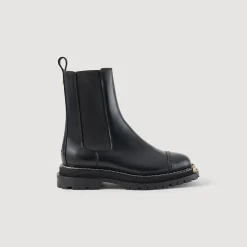 Femme SANDRO Bottines à Semelle Crantée