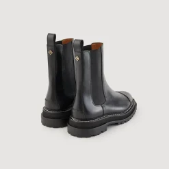 Femme SANDRO Bottines à Semelle Crantée