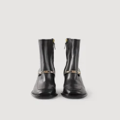 Femme SANDRO Bottines En Cuir