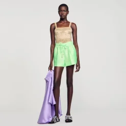 Femme SANDRO Brassière à Strass