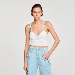 Femme SANDRO Brassière En Crochet