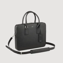 Homme SANDRO Briefcase Slim En Cuir Reconstitué