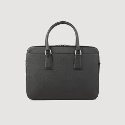 Homme SANDRO Briefcase Slim En Cuir Reconstitué