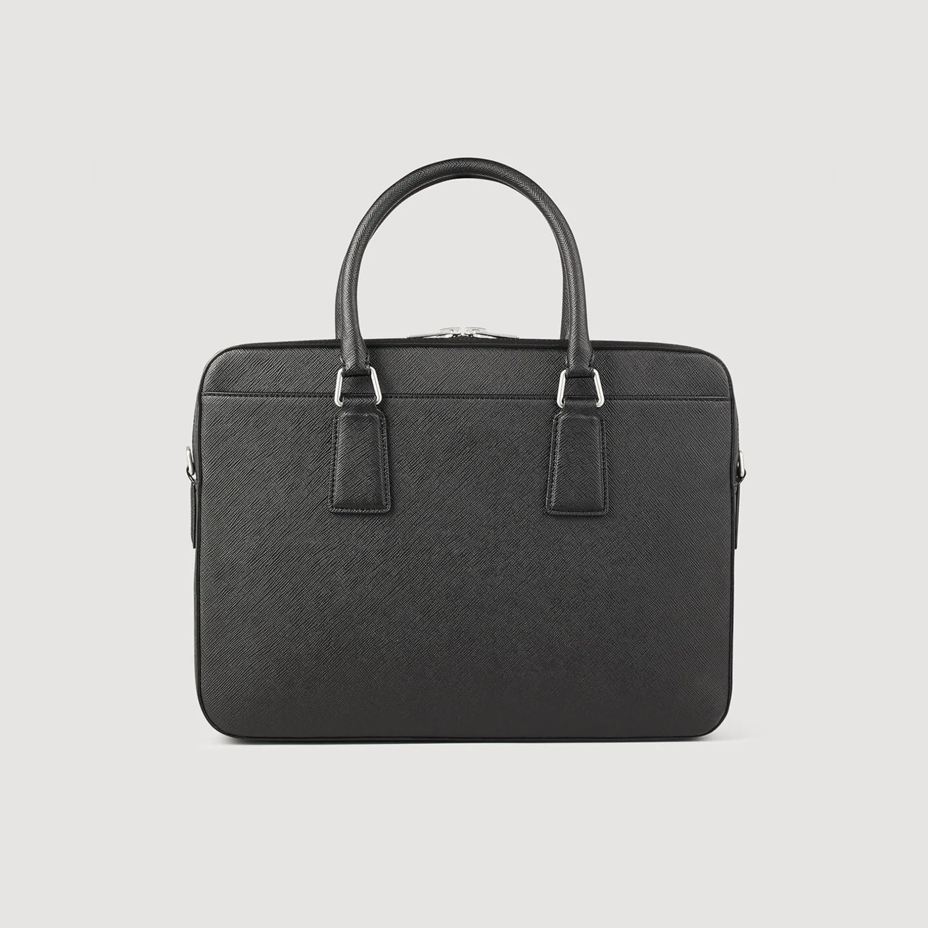 Homme SANDRO Briefcase Slim En Cuir Reconstitué