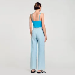 Femme SANDRO Bustier à Strass Coquillages