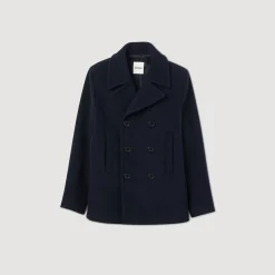 Homme SANDRO Caban En Laine