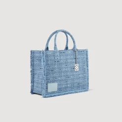 Femme SANDRO Cabas Kasbah En Tweed