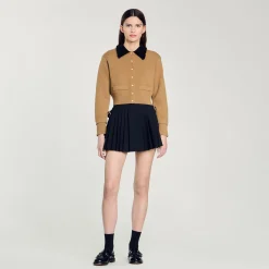Femme SANDRO Cardicoat Court